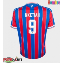 Camiseta Crystal Palace Eddie Nketiah #9 Primera Equipación 2025-26 manga corta